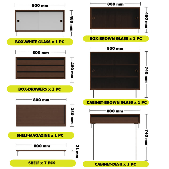 Vintage boxwood modular hanging wall shelf system muse living color swatches.