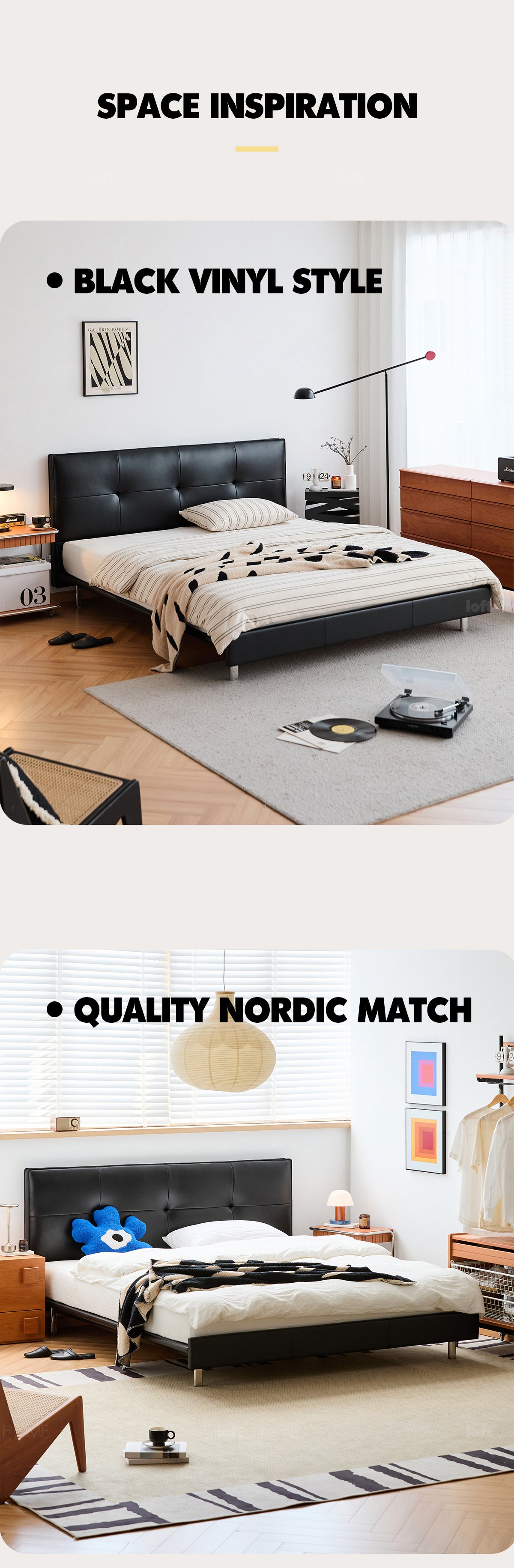 Bauhaus Genuine Leather Bed SKILLFUL Good to Know - 14