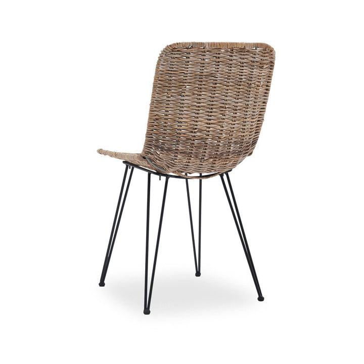 Bohemian Rattan Dining Chair OBERYN Color Swatch