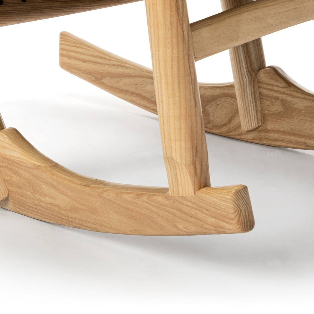 Japandi Rope Woven Rocking Chair HANS WEGNER Detail 17