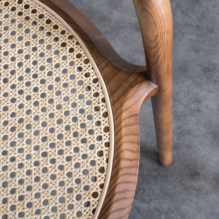 Japandi Rattan Dining Chair CIRCULAR Detail 1