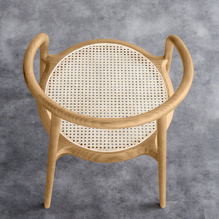 Japandi Rattan Dining Chair CIRCULAR Detail 3