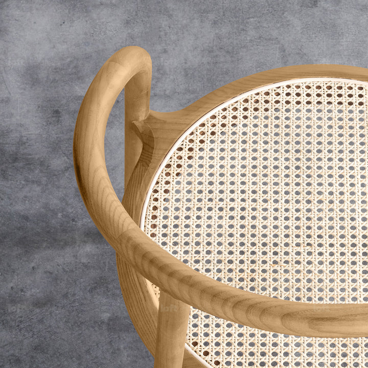 Japandi Rattan Dining Chair CIRCULAR Detail 6