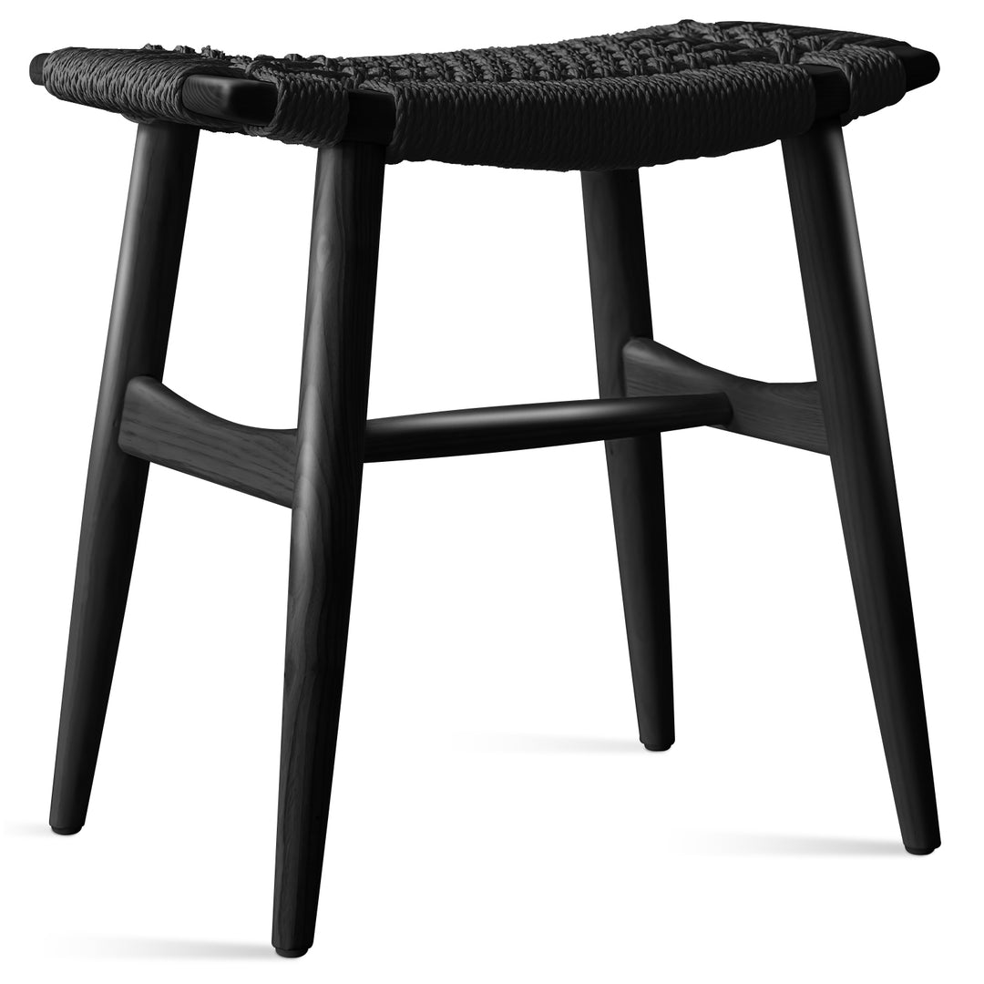 Japandi Rope Woven Dining Stool WOVEN Detail 11