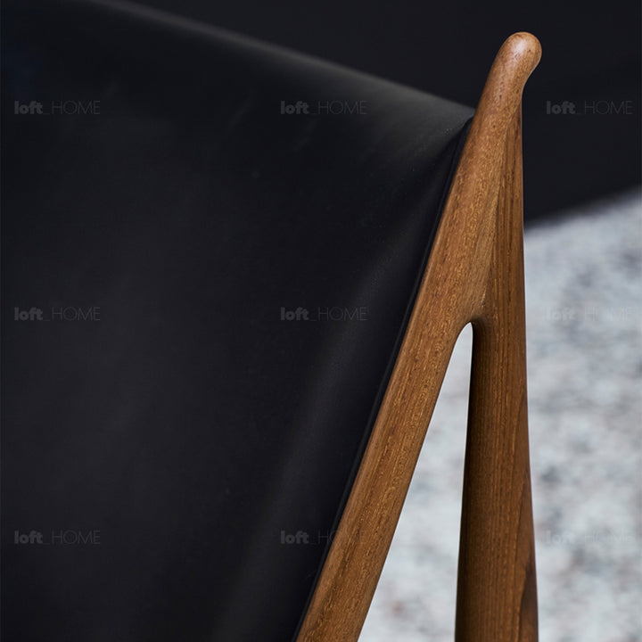 Japandi Leather 1 Seater Sofa CHIEFTAIN Detail 8