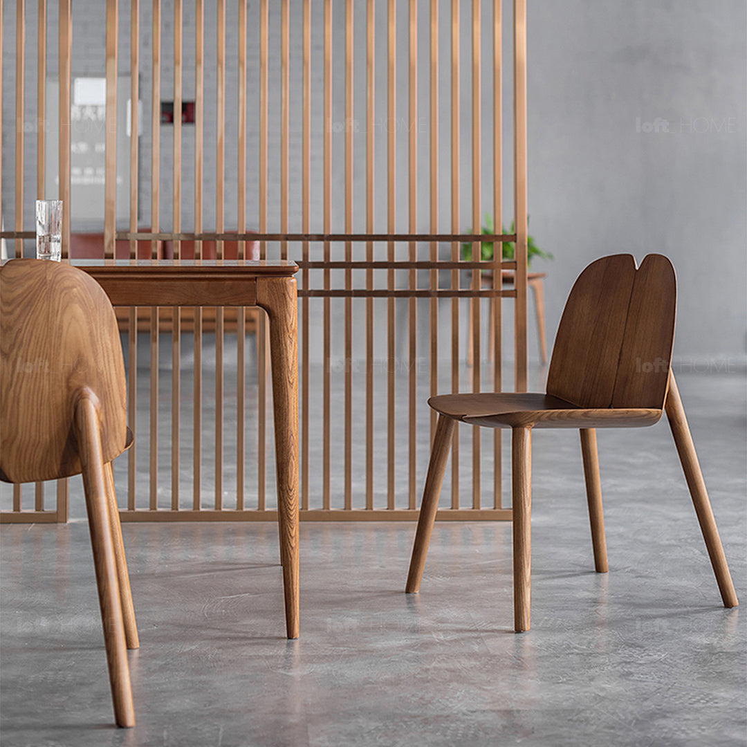 Japandi Wood Dining Chair PULP Life Style