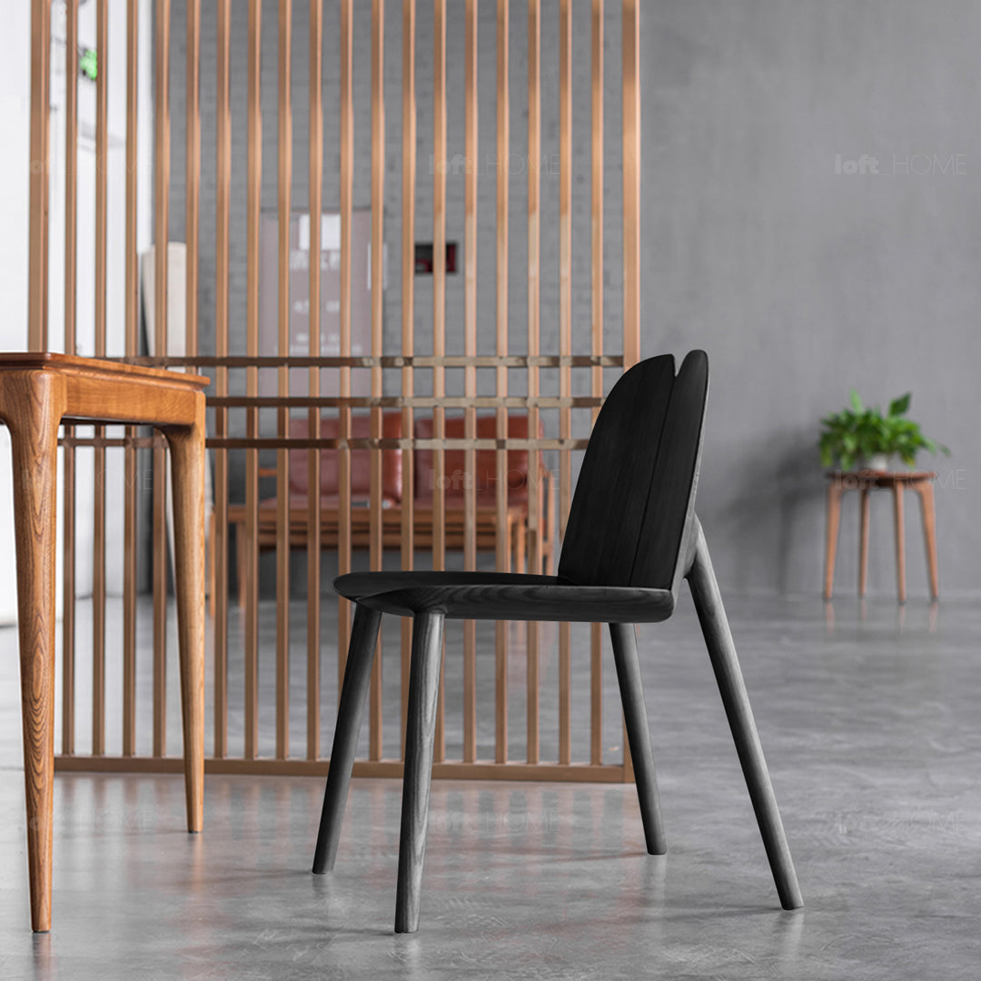 Japandi Wood Dining Chair PULP Detail 7