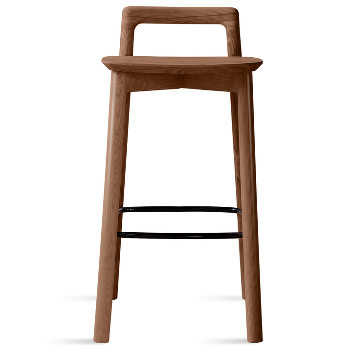 Japandi Wood Bar Chair BREEZE Conceptual