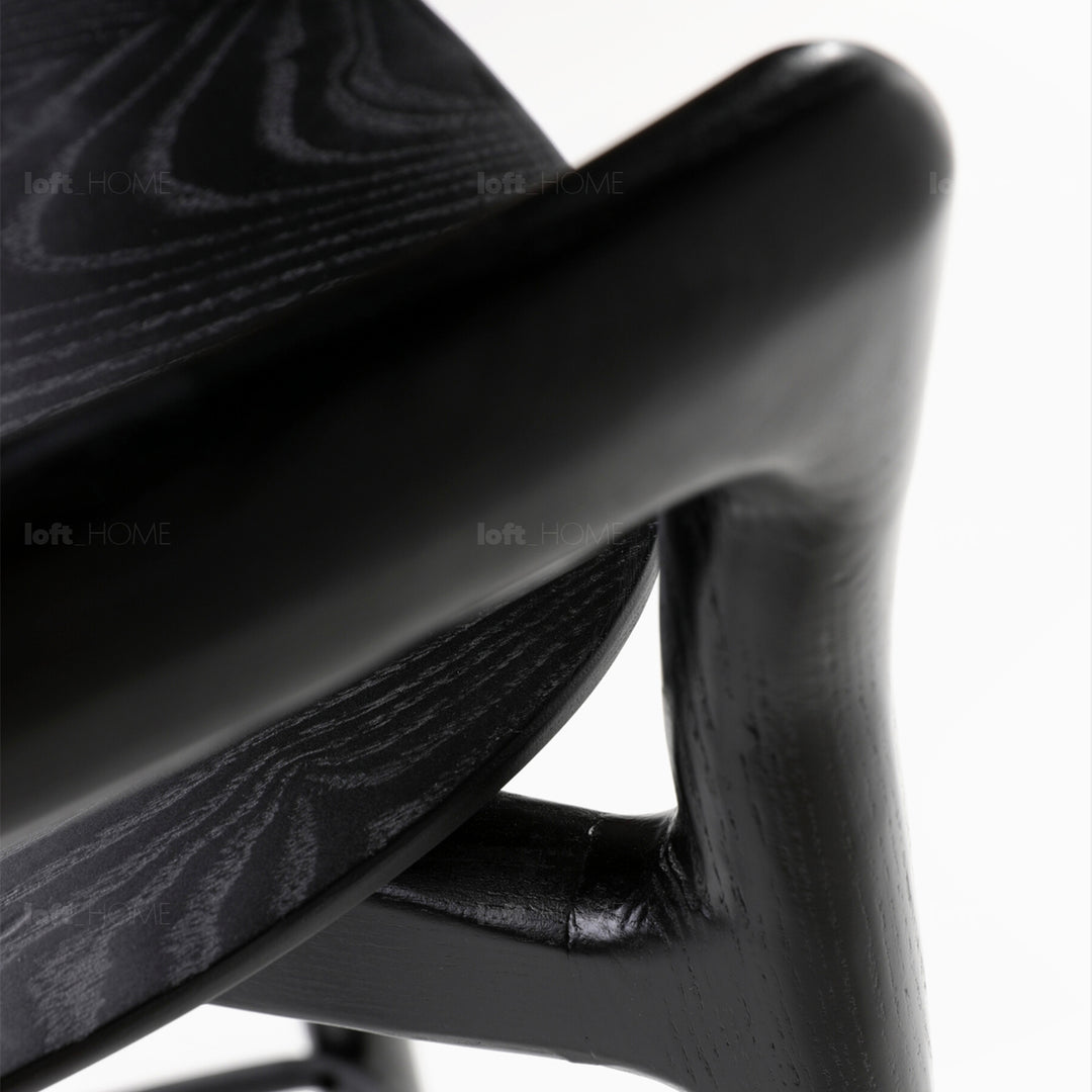 Japandi Wood Bar Chair BREEZE Detail 13