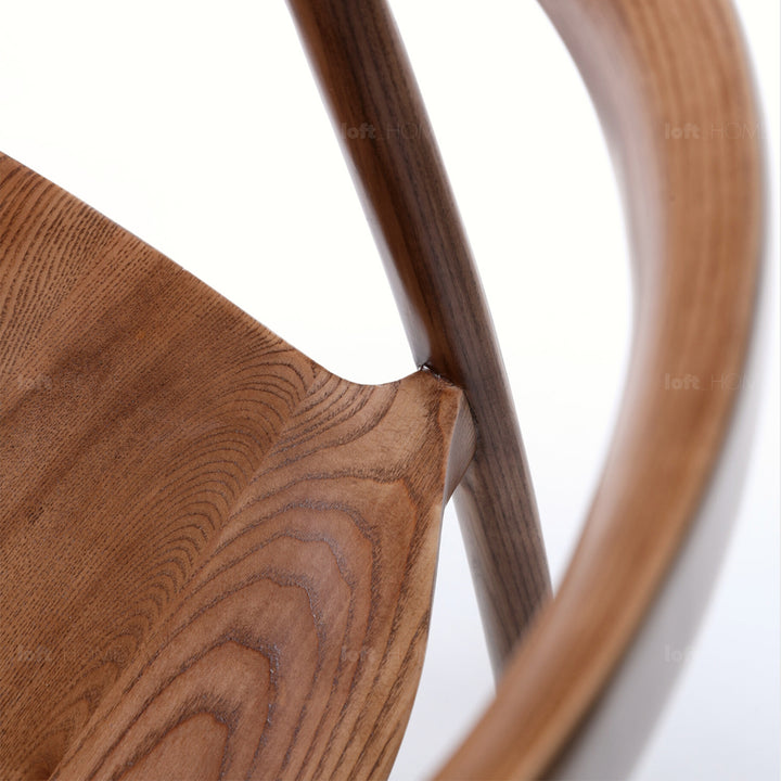 Japandi Wood Dining Chair BATOO Conceptual