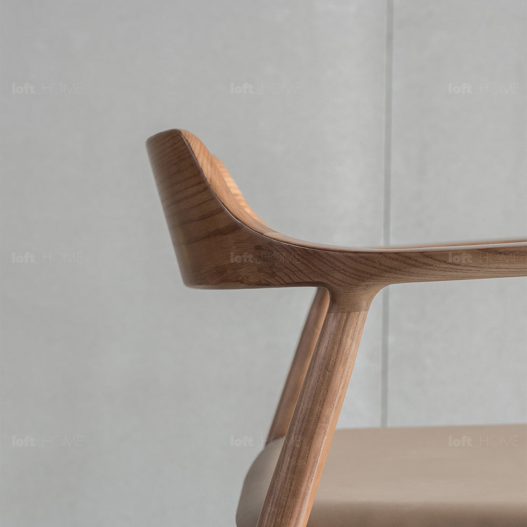 Japandi Wood Dining Chair HIROSHIMA Conceptual