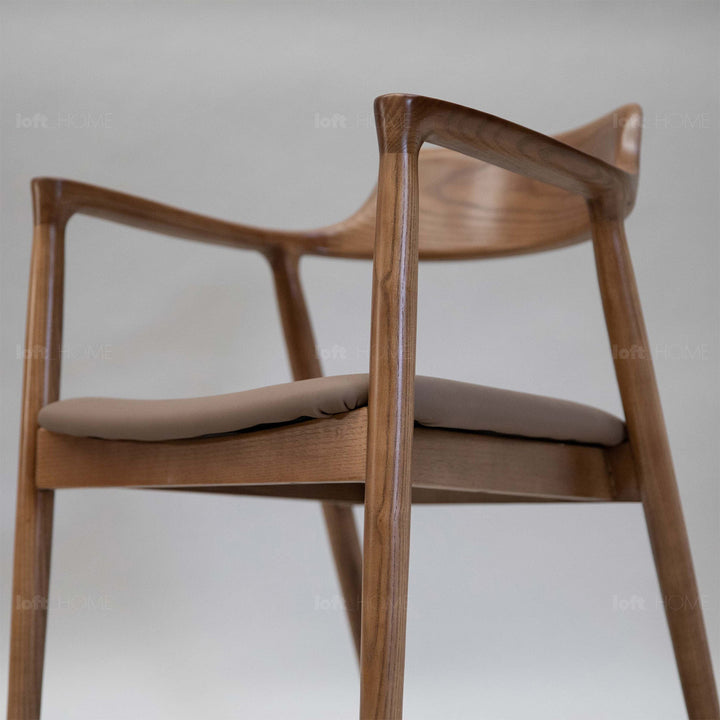 Japandi Wood Dining Chair HIROSHIMA Detail 1