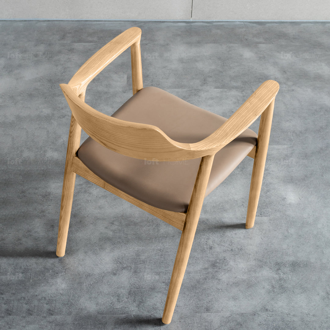 Japandi Wood Dining Chair HIROSHIMA Detail 3