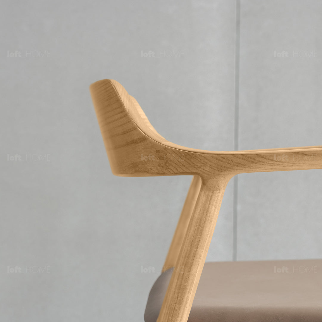 Japandi Wood Dining Chair HIROSHIMA Detail 5