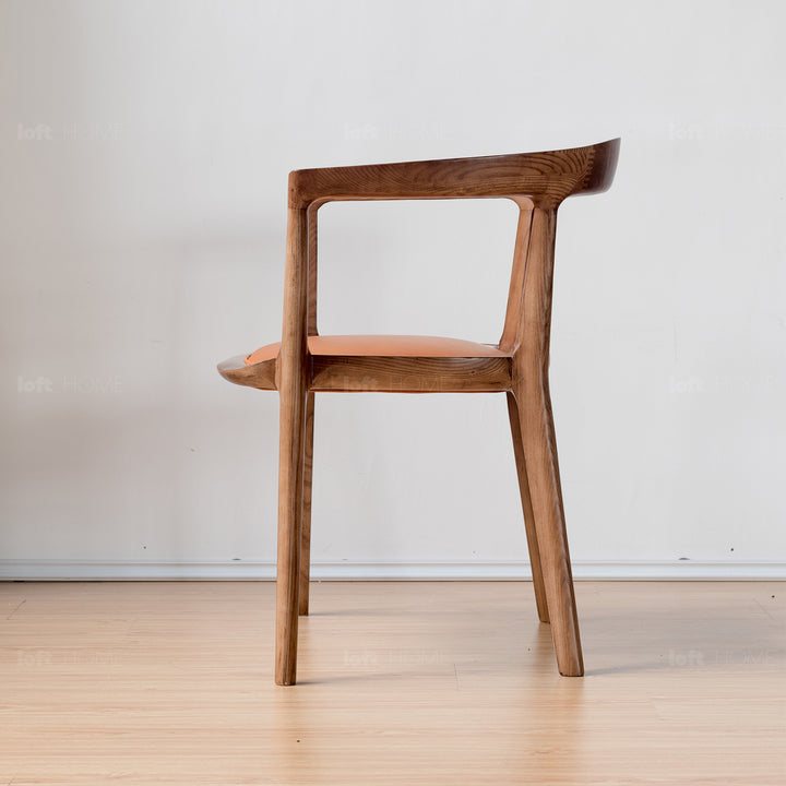 Japandi Wood Dining Chair HERO In-context