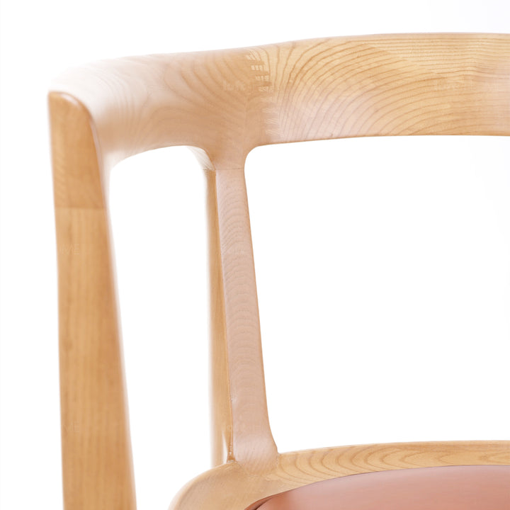 Japandi Wood Dining Chair HERO Detail 7
