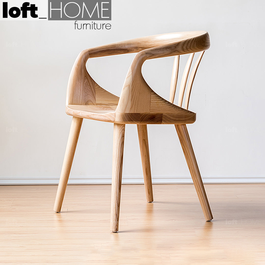 Japandi Wood Dining Chair VERO Conceptual