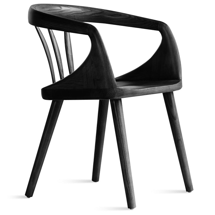 Japandi Wood Dining Chair VERO Detail 3