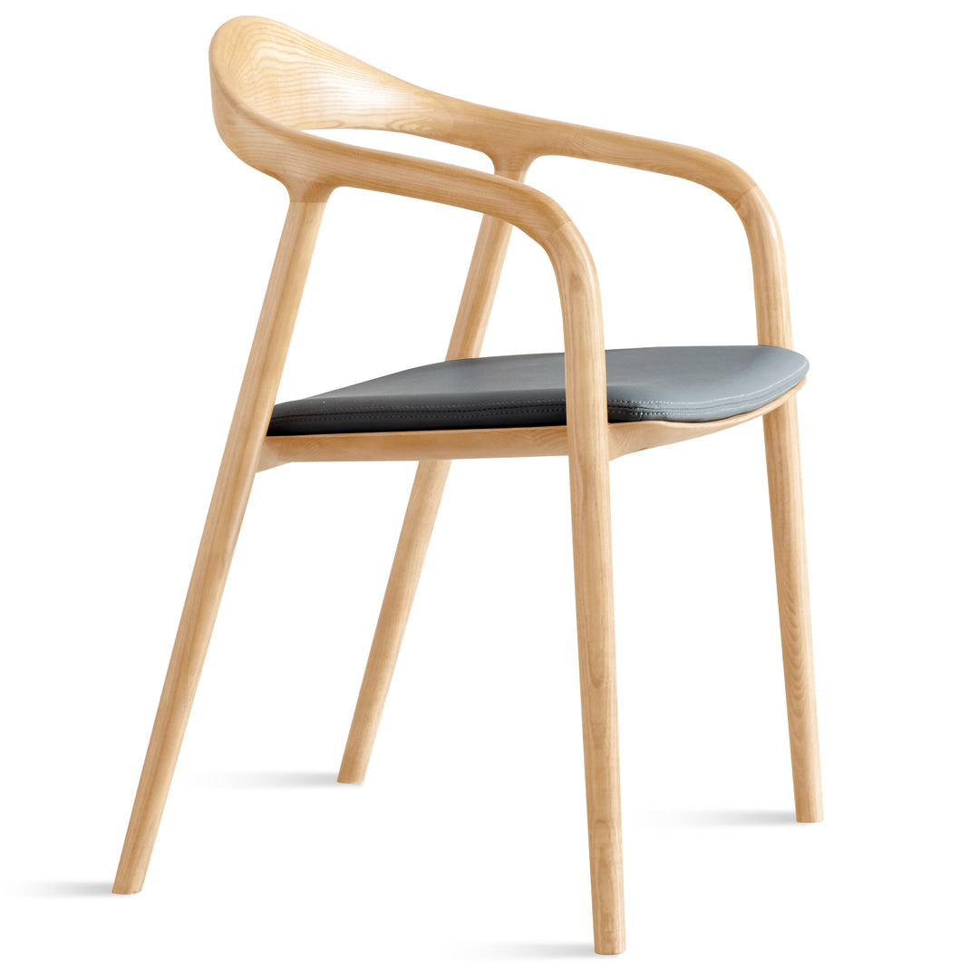 Japandi Wood Dining Chair NEUM Detail 3