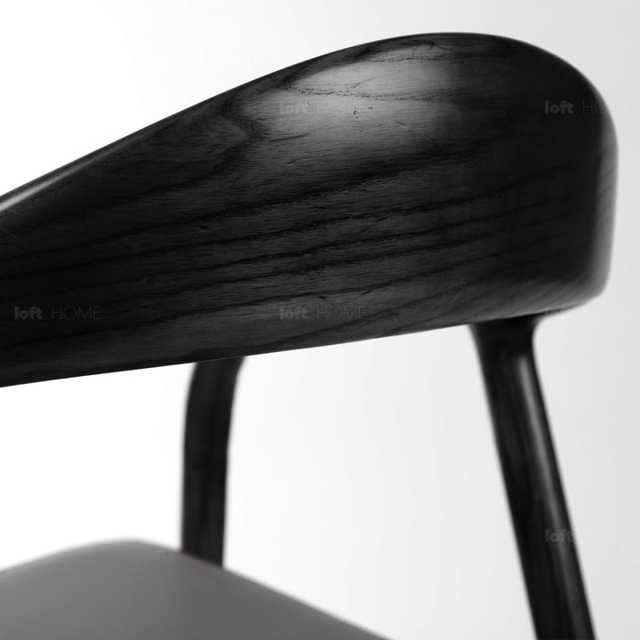 Japandi Wood Dining Chair NEUM Detail 14