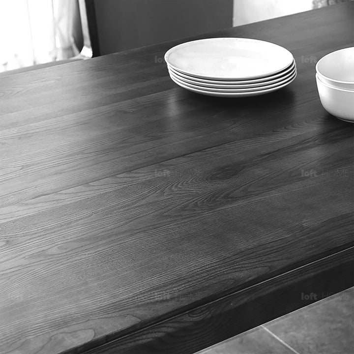 Japandi Wood Dining Table ADELINE Detail 10