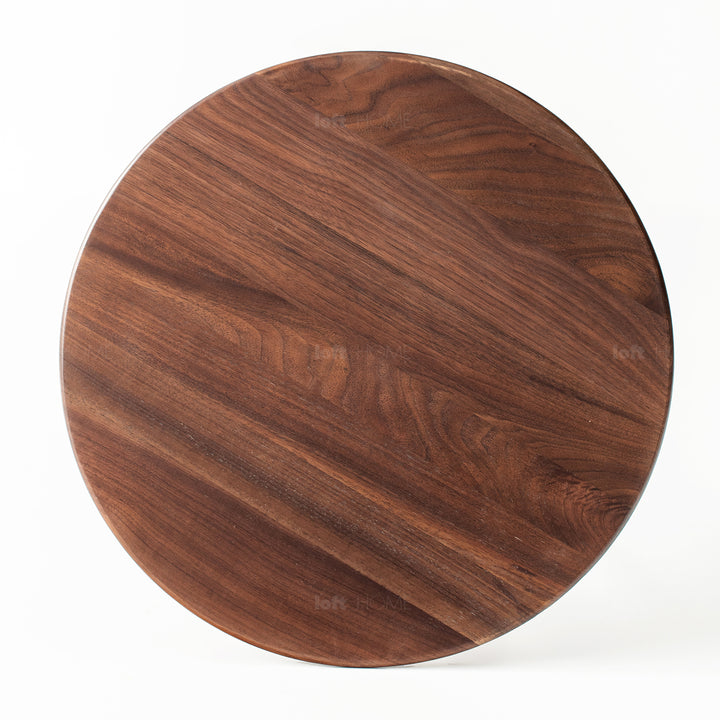 Japandi Wood Side Table CLOUDTOP Close-up