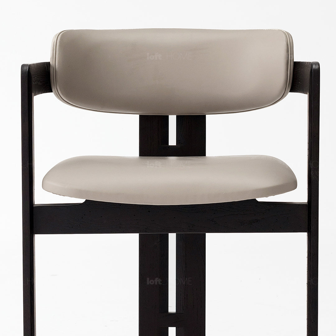 Japandi Boucle Fabric Dining Chair SEMI CIRCLE Detail 8