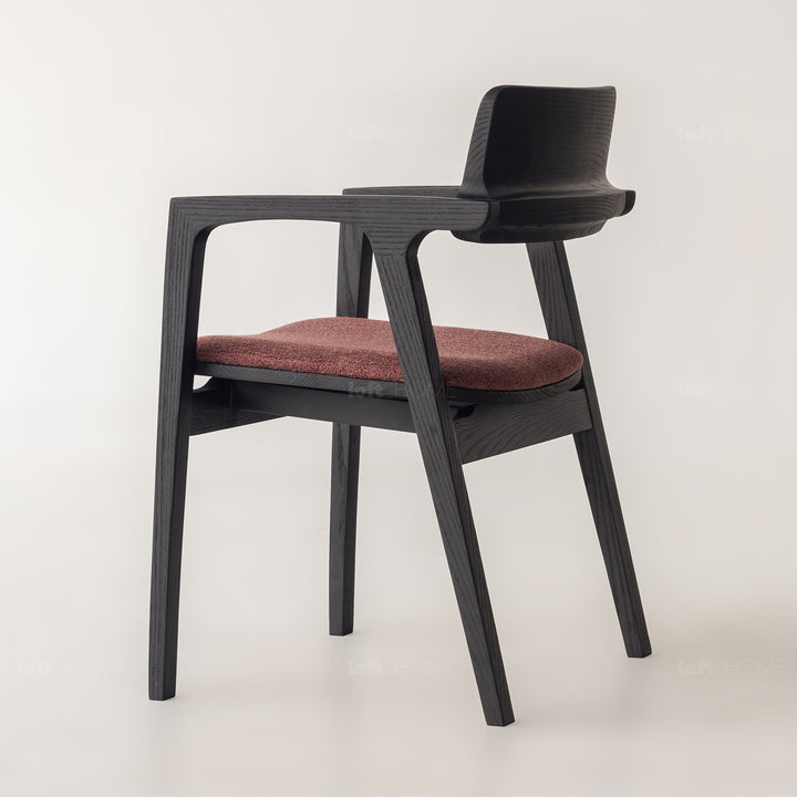Japandi Wood Dining Chair CUDDY Color Variant