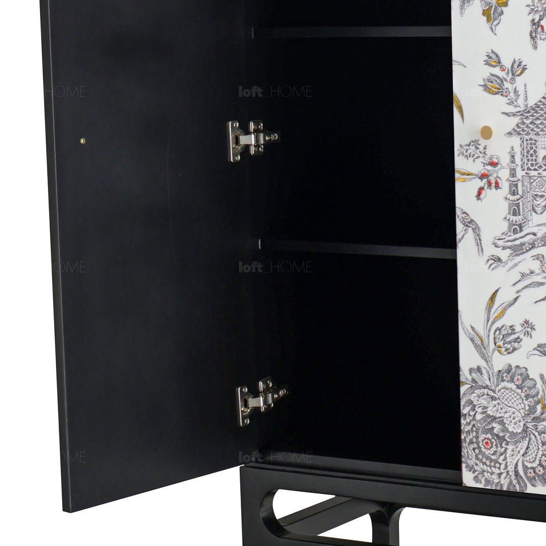 Eclectic Wood Storage Cabinet High LOTUS Environmental