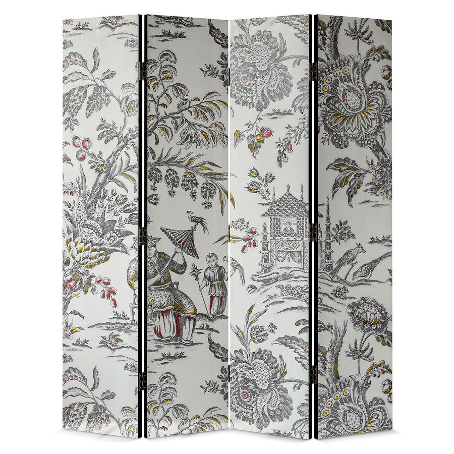 Eclectic Wood Divider LOTUS White Background