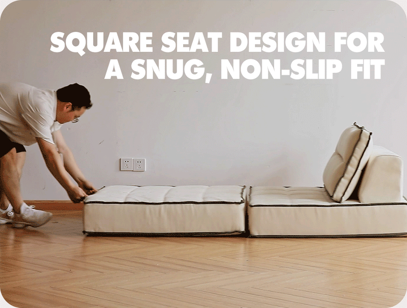 Scandinavian Cat Scratch Resistant Fabric Modular 1 Seater Sofa TIERED Good to Know - 5