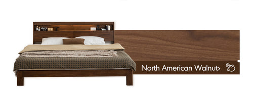 Japandi Walnut Wood Bed ACCOMPANY LIGHT Good to Know Preview-5