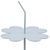 62-flower-gray-blue Side Tables FLOWER