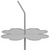 62-flower-grey Side Tables FLOWER