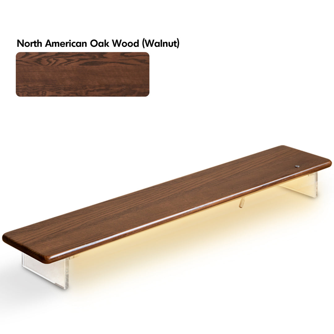 Scandinavian wood desktop monitor stand shelf aeris situational feels.