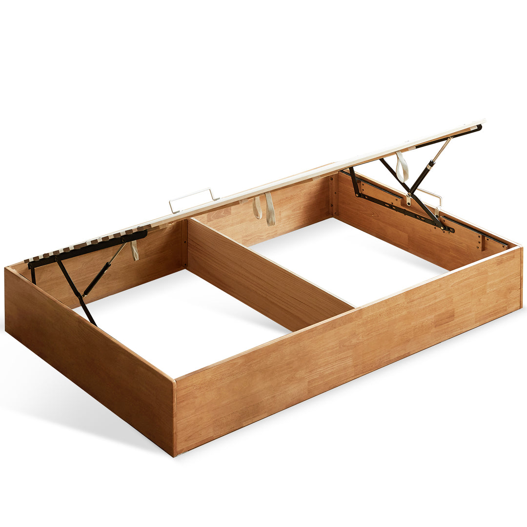 Scandinavian rubber wood kids storage bed mireo environmental situation.