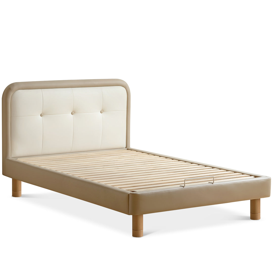 Modern microfiber leather kids bed cradle environmental situation.