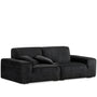 Minimalist Chenille Velvet Fabric 3 Seater Sofa TUFTY TIME