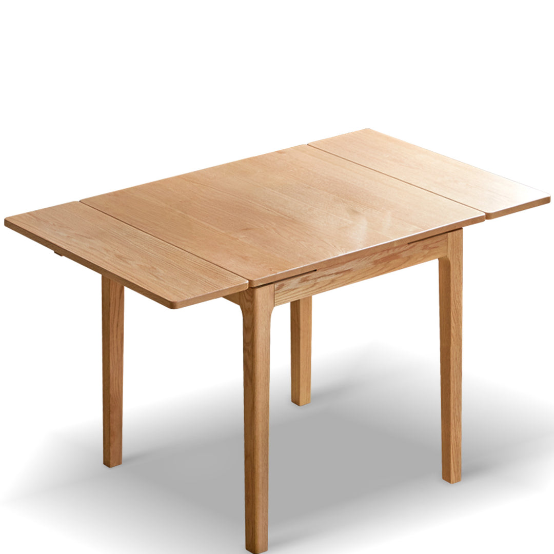 Scandinavian Oak Wood Extendable Dining Table EXTENDRA