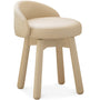 Modern Microfiber Fiber Leather Dressing Chair PEA