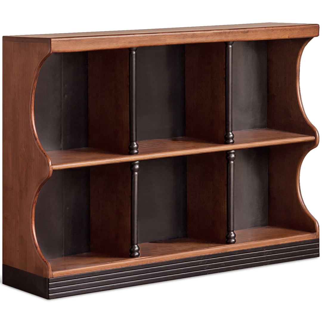 Vintage rubber wood bookshelf hadid environmental situation.