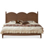 Vintage Walnut Wood Bed MIDSUMMER