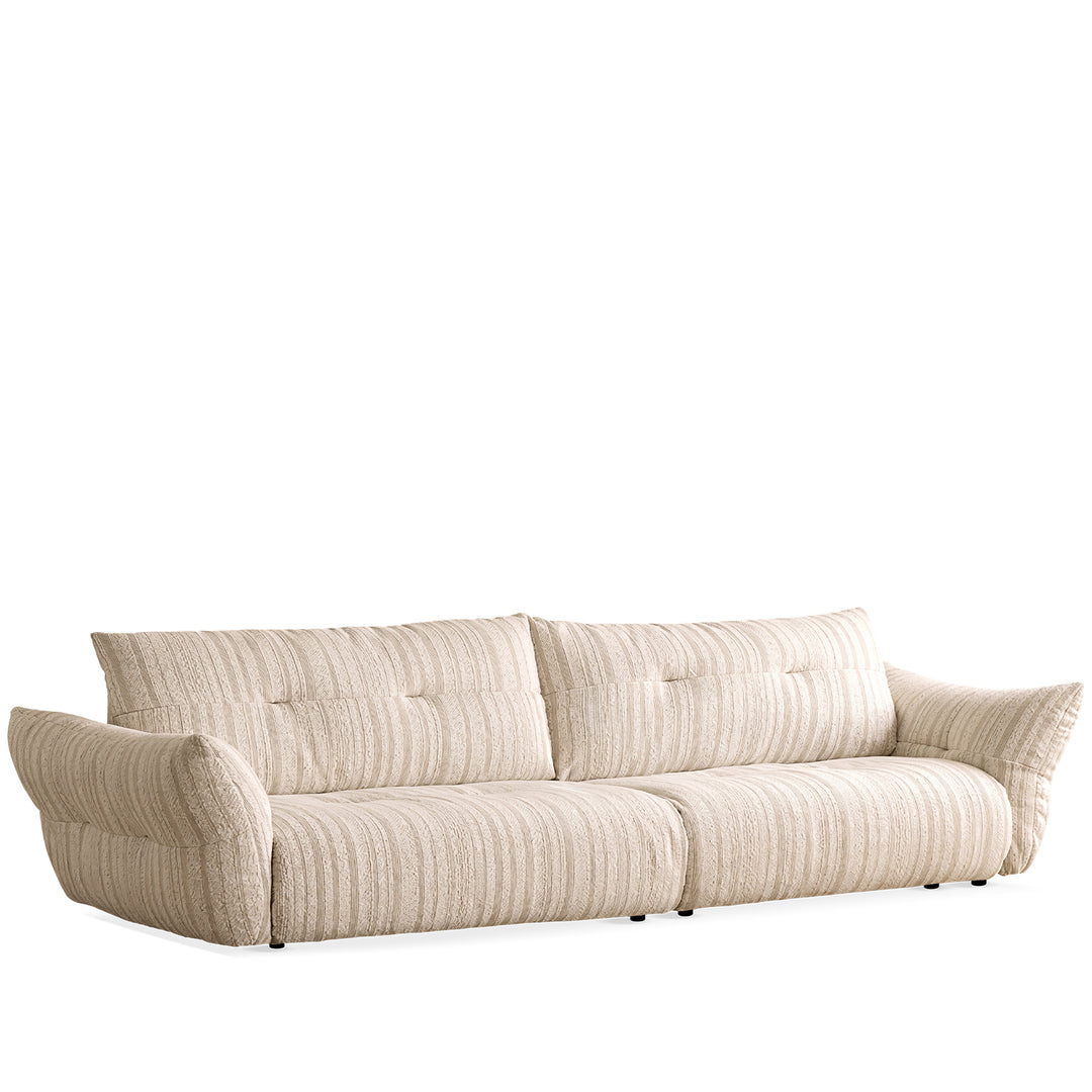Cream fabric 4 seater sofa mochi detail 20.