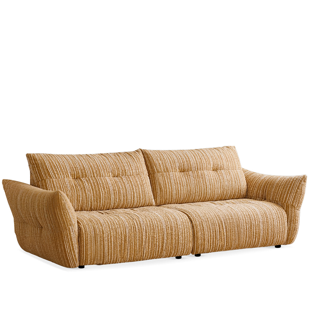 Cream fabric 4 seater sofa mochi detail 21.