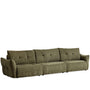 Cream Fabric 4 Seater Sofa MOCHI