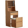 Scandinavian Cherry Wood Dressing Table With Stool SOULMATE