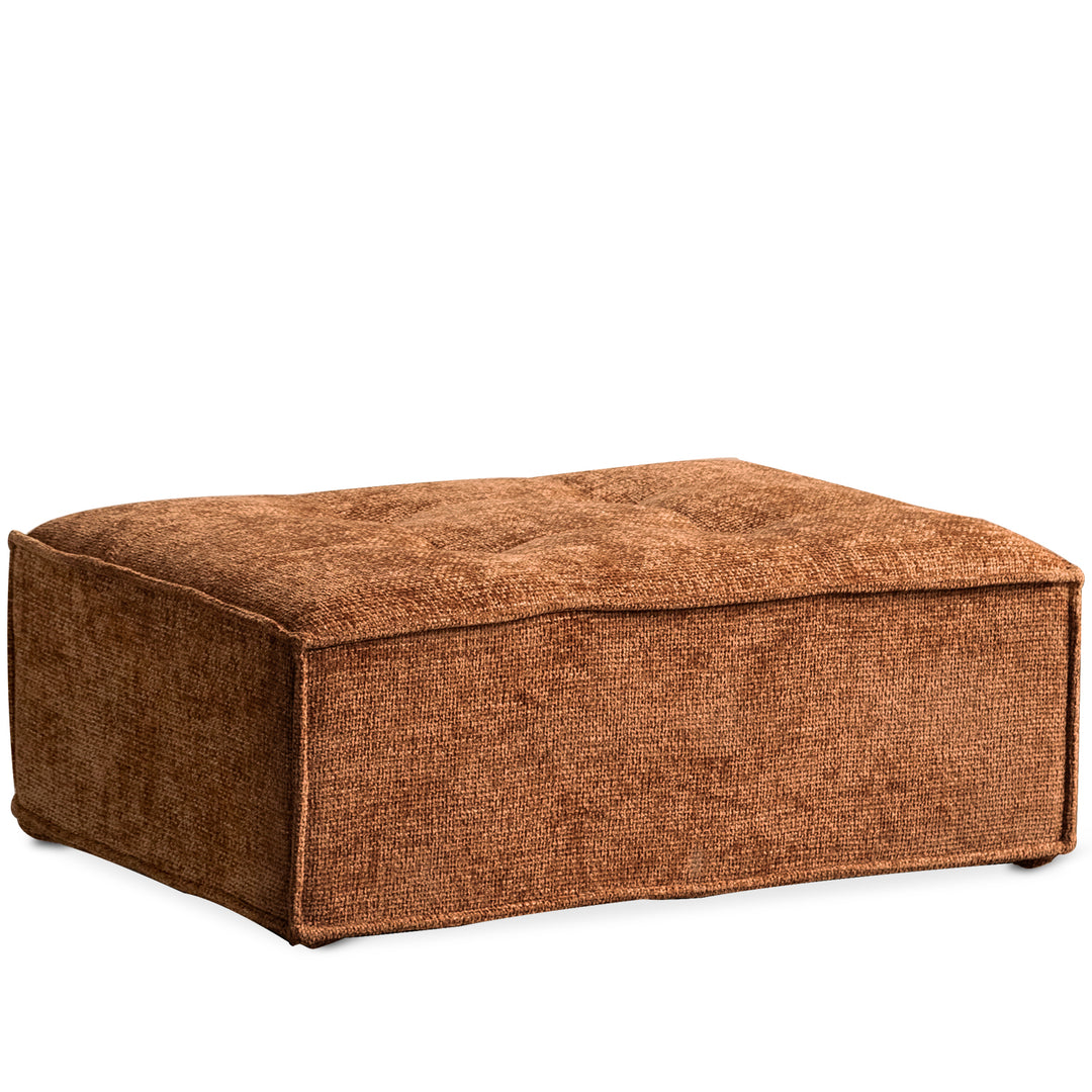 Bauhaus chenille velvet fabric 1 seater sofa bed drift detail 6.