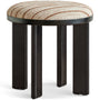 Bauhaus Ash Wood Boucle Fabric Stool ORBIT