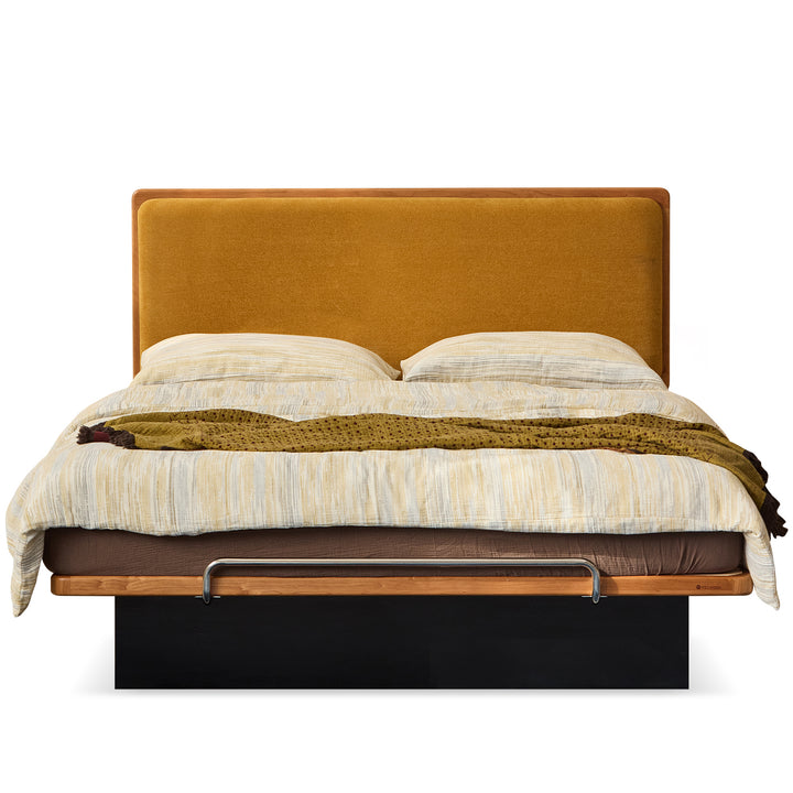 Bauhaus cherry wood storage bed film conceptual design.