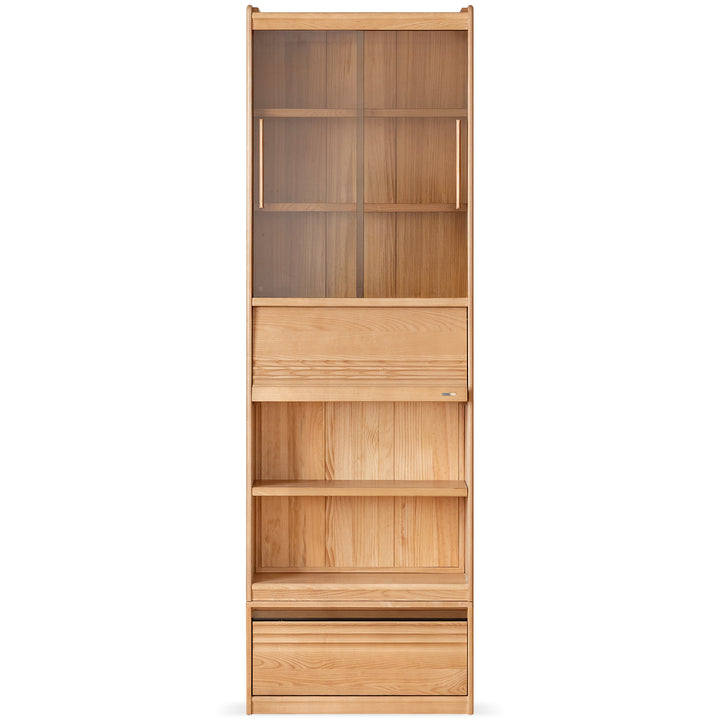 Scandinavian ash wood bookshelf gallery detail 6.